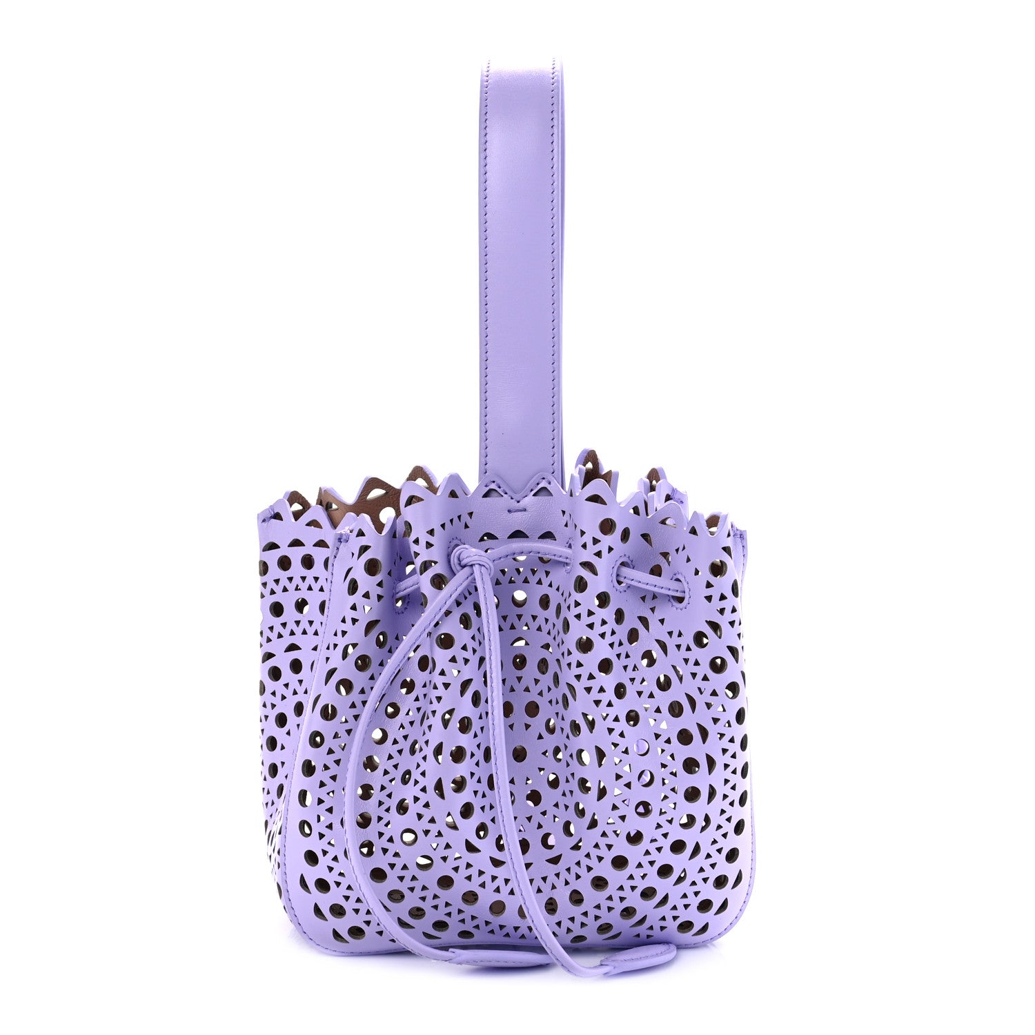 Alaia Lux Calfskin Vienne Rose-Marie 19 Bag Parme Clair 1 of 8