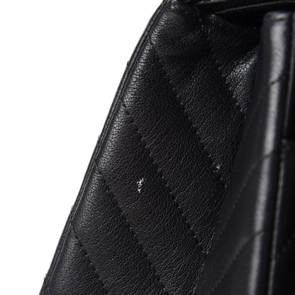 Chanel Sheepskin Chevron Quilted 2.55 Reissue 227 Flap So Black 9 of 20