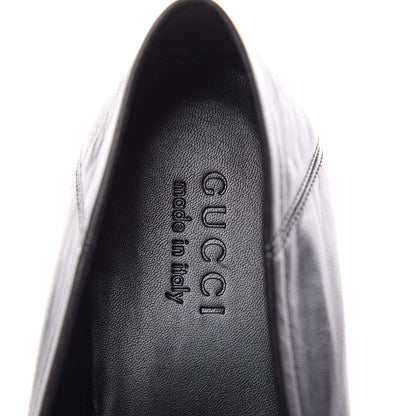 Gucci Lambskin Wolf Embroidered Mens Brixton Horsebit Loafers 9.5 Black 7 of 11