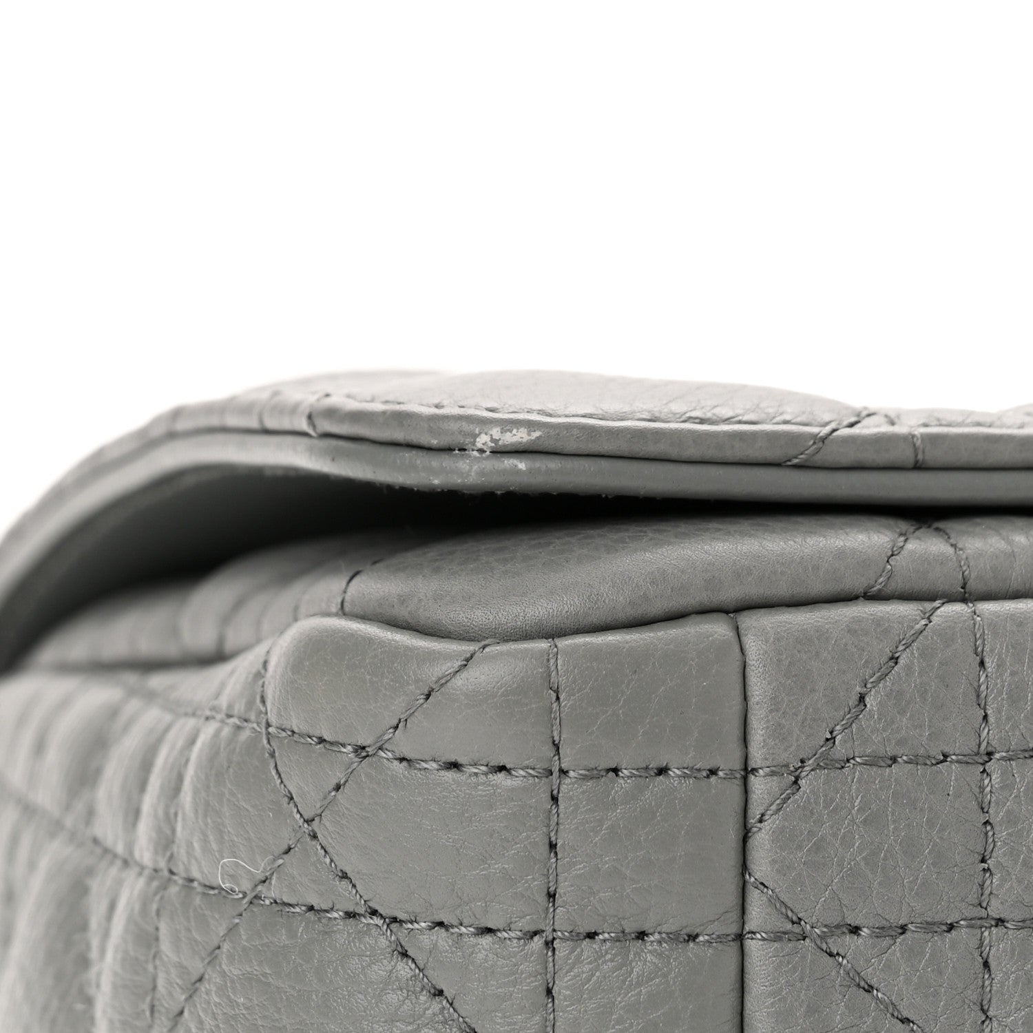 Christian Dior Calfskin Cannage Small Caro Bag Grey 11 of 12