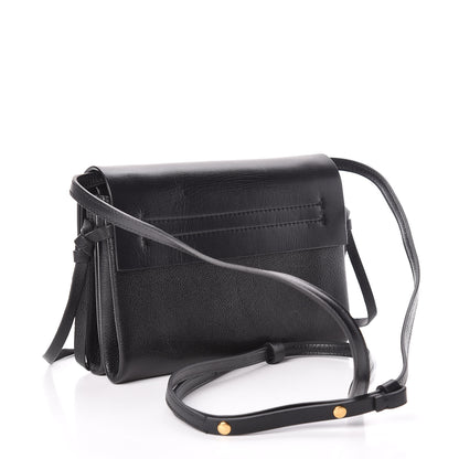 Valentino Garavani Smooth Calfskin Small VRing Crossbody Bag Black 3 of 12