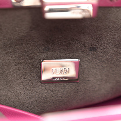 Fendi Nappa Nano Peekaboo Satchel Magenta 8 of 12