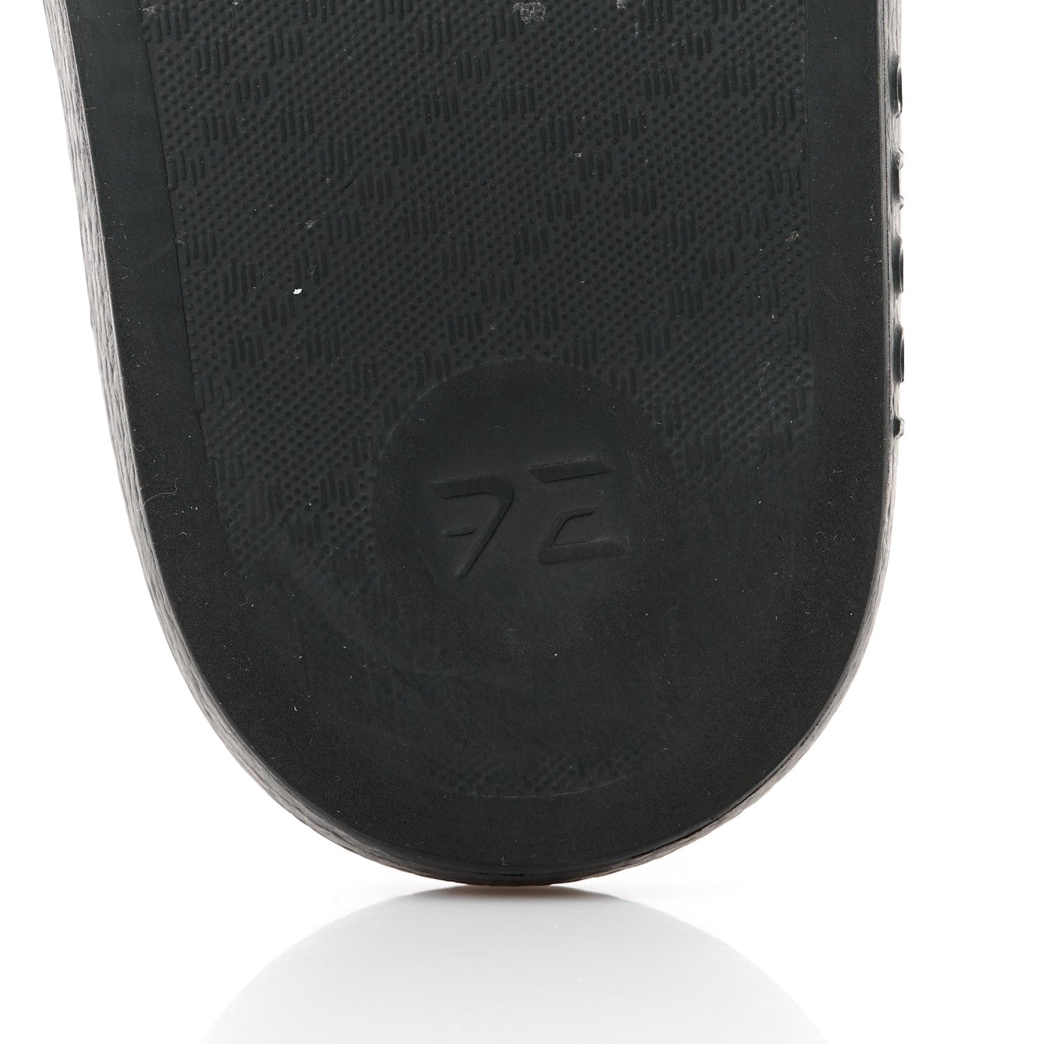 Gucci Rubber GG Monogram Perforated Womens Slide Sandals 39 Black 6 of 9