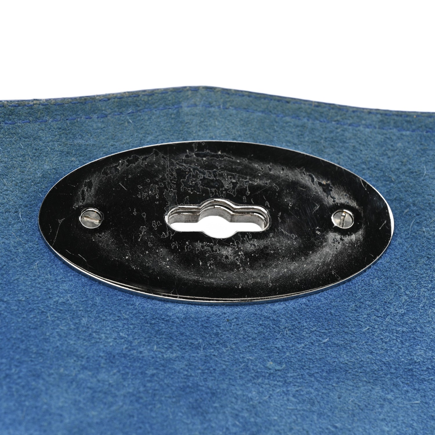 Mulberry Polished Buffalo Medium Alexa Bluebell Blue 10 of 22