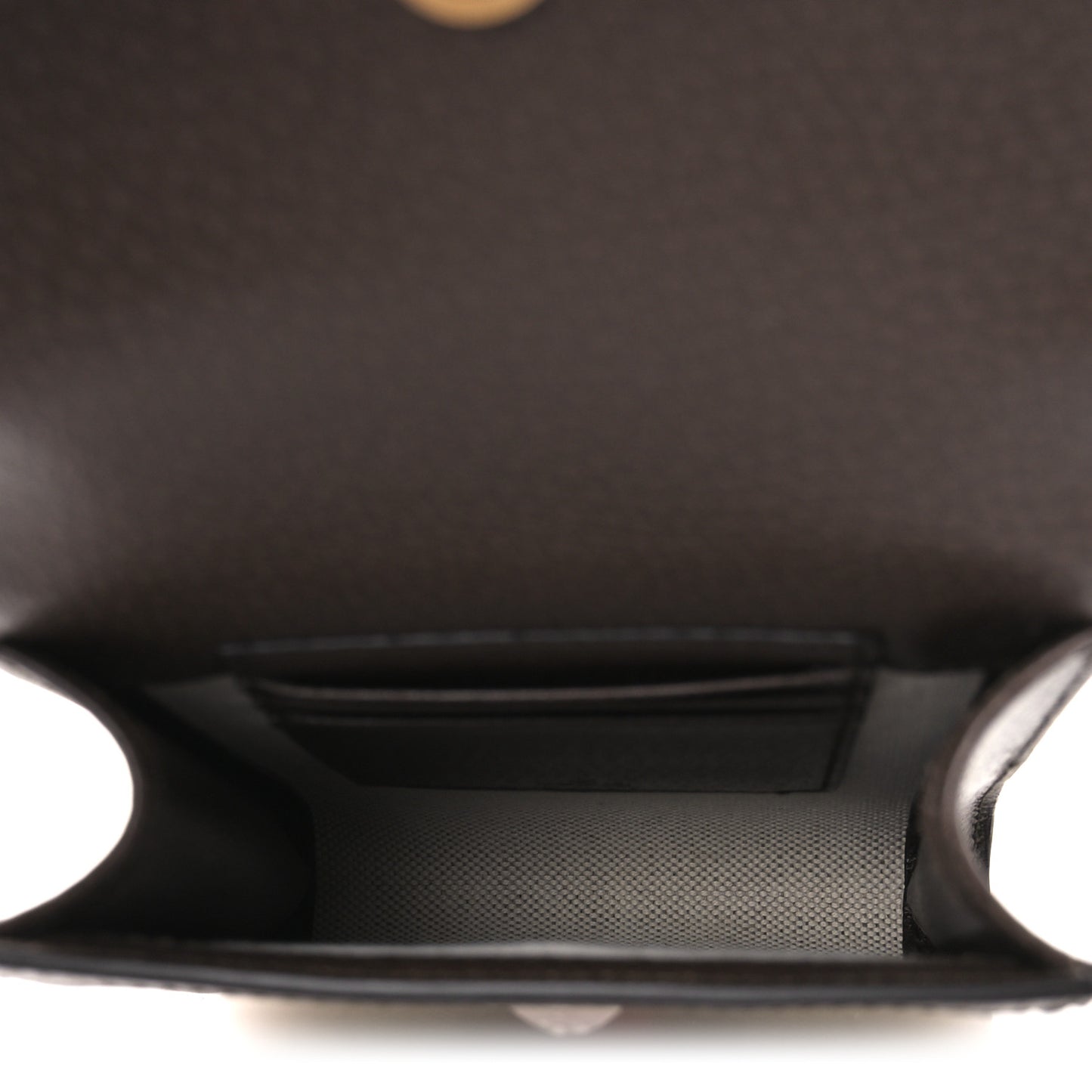 GG Supreme Monogram Web Mini Ophidia Crossbody Bag Detachable Wallet Beige Ebony