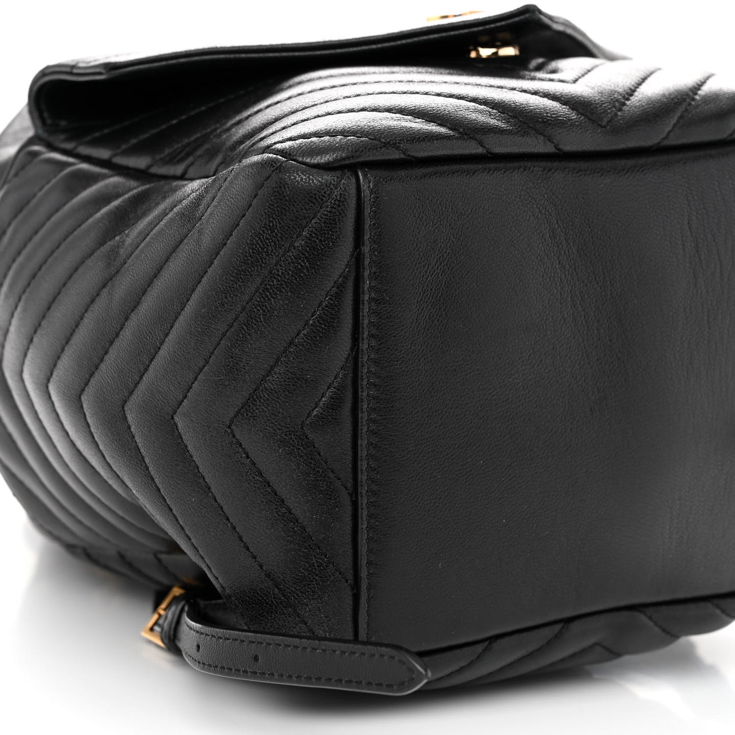 Lambskin Matelasse Monogram Joe Backpack Black