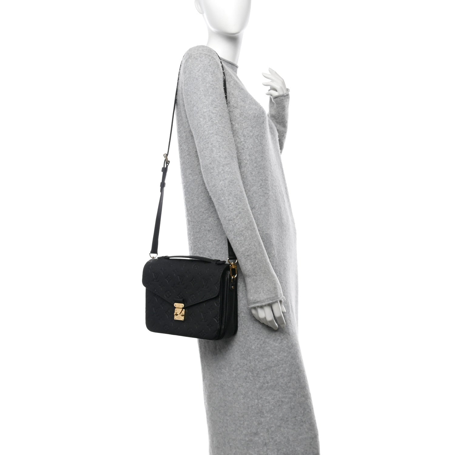 Louis Vuitton Empreinte Pochette Metis Black 2 of 9
