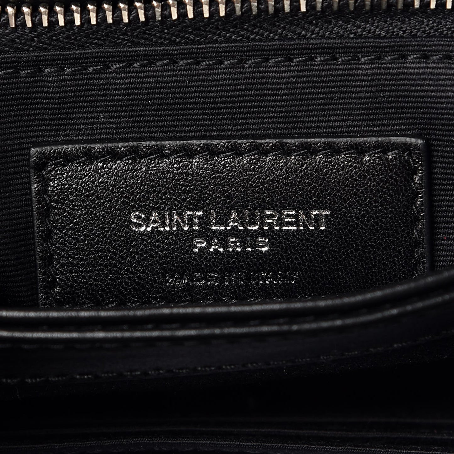 Calfskin Y Quilted Monogram Toy Loulou Crossbody Bag Black