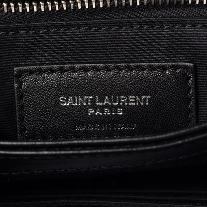 Saint Laurent Calfskin Y Quilted Monogram Toy Loulou Crossbody Bag Black 7 of 8