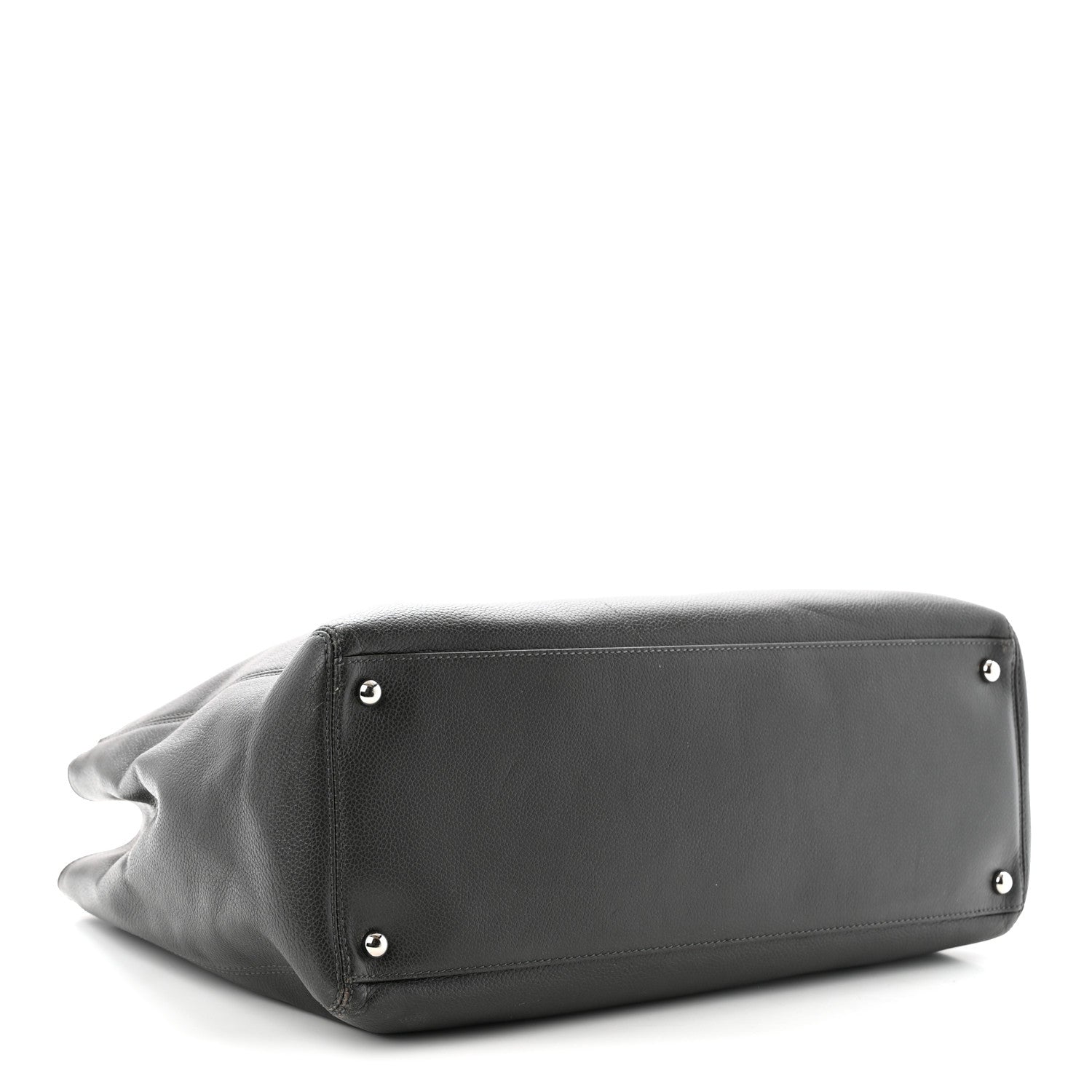 Chanel Calfskin Cerf Executive Shopper Tote Grey 4 of 15