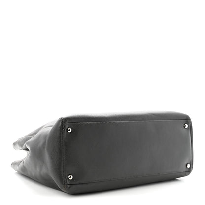Chanel Calfskin Cerf Executive Shopper Tote Grey 4 of 15
