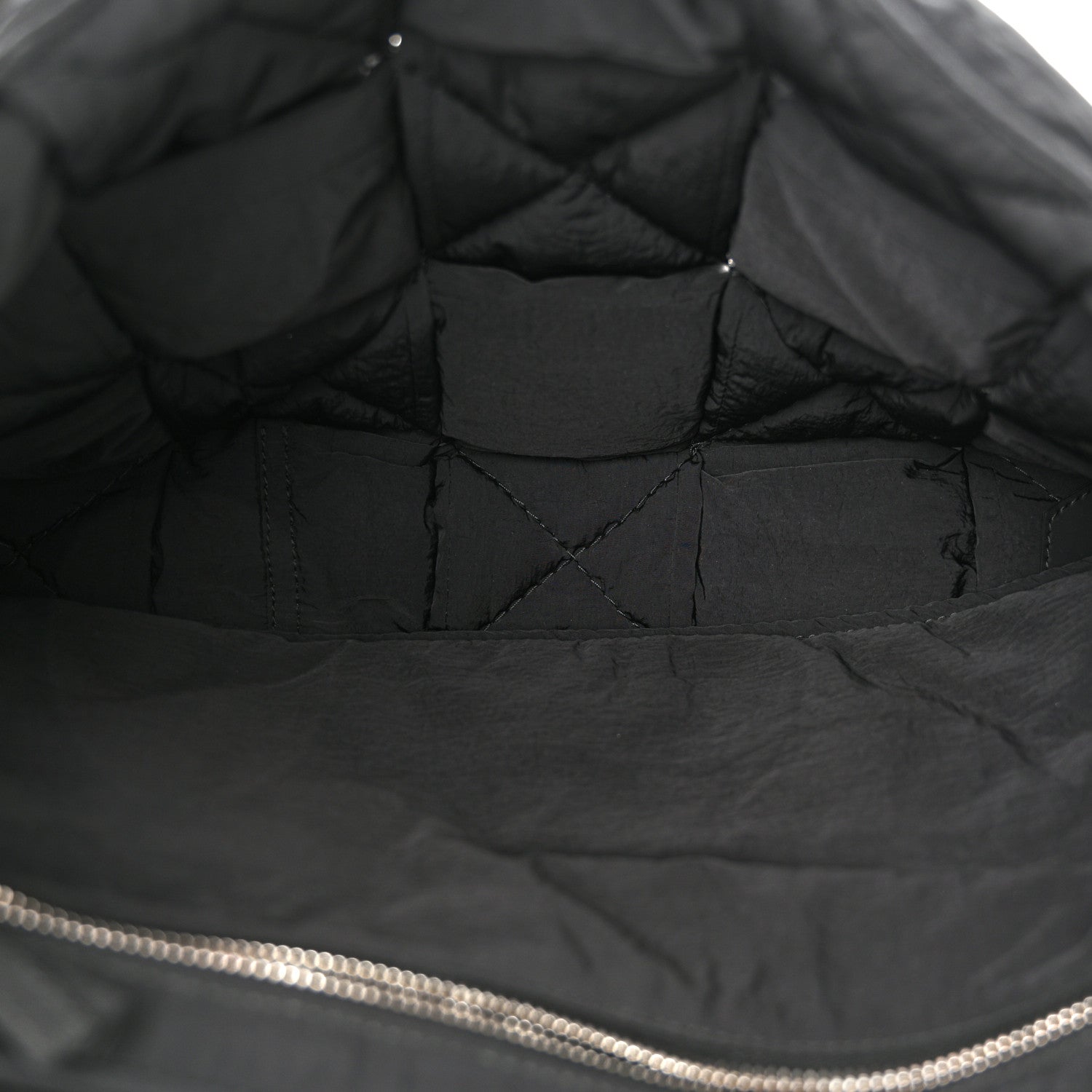 Bottega Veneta Nylon Intrecciato Padded Tech Maxi Cassette Bag Black 5 of 10