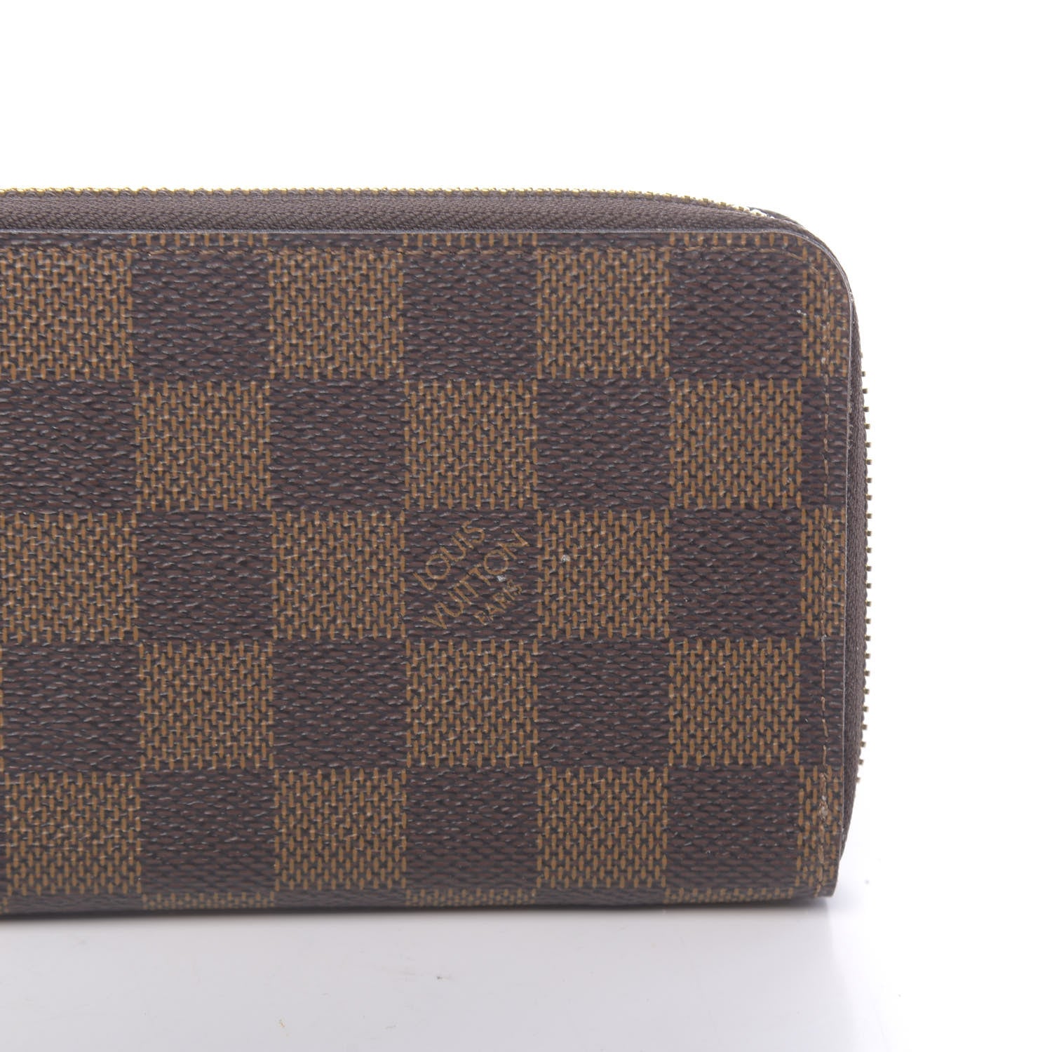 Louis Vuitton Damier Ebene Clemence Wallet Rose Ballerine 8 of 8