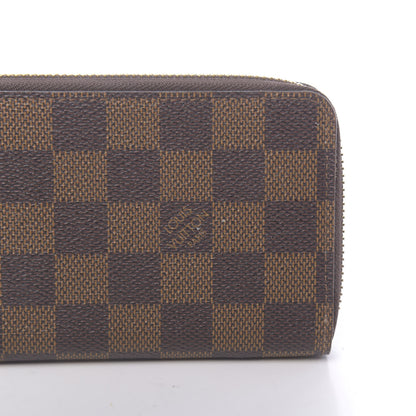 Louis Vuitton Damier Ebene Clemence Wallet Rose Ballerine 8 of 8