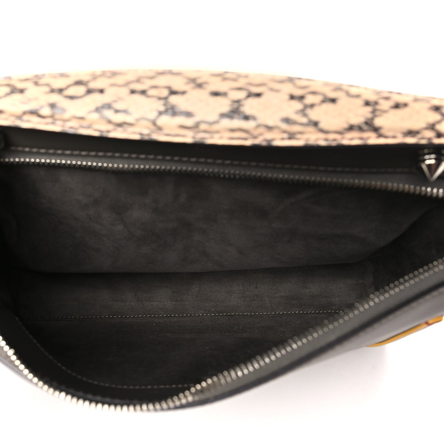 Vitello Baltico Dolce Elaphe DotCom Satchel  Carbone Ramar Multicolor