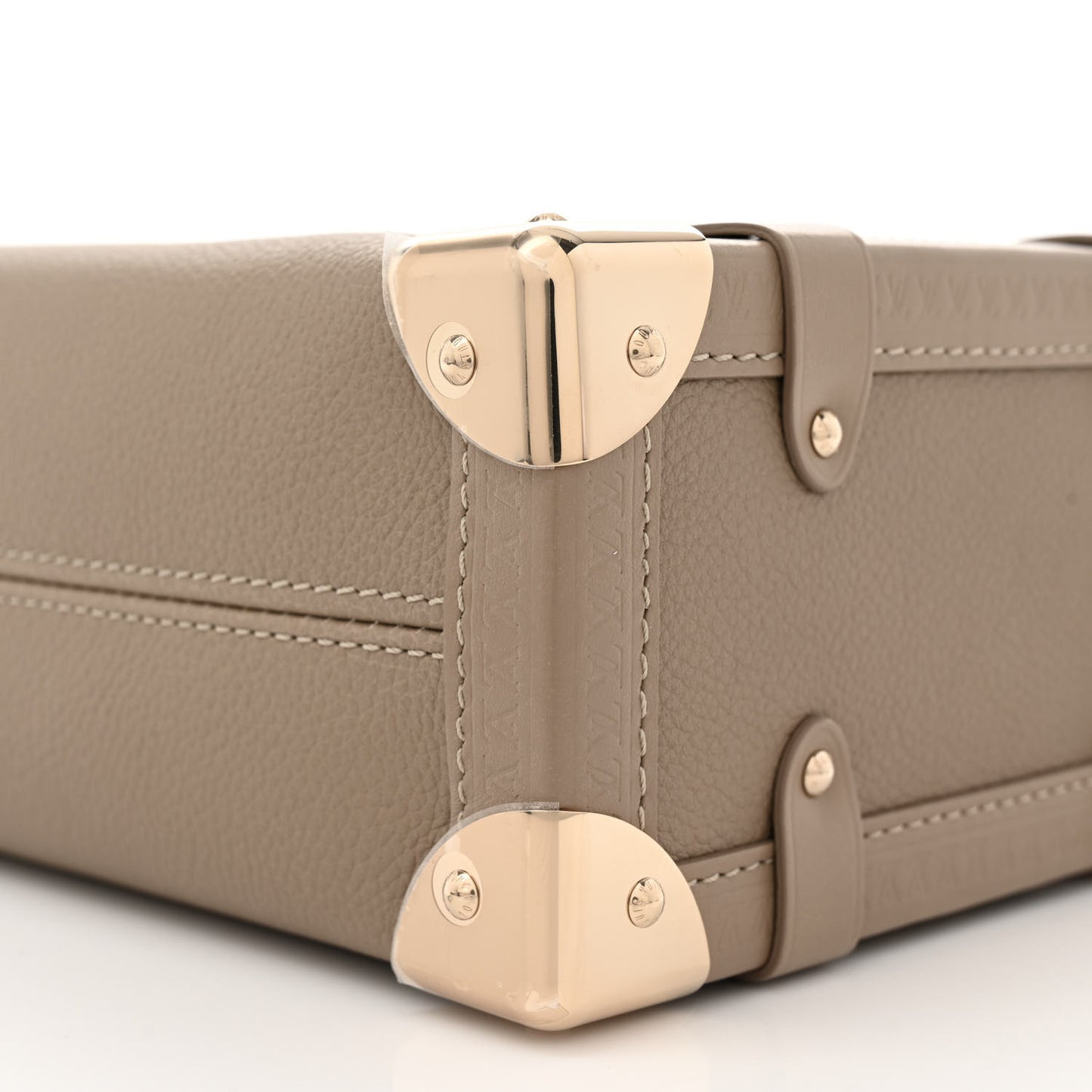 Calfskin Side Trunk MM Taupe