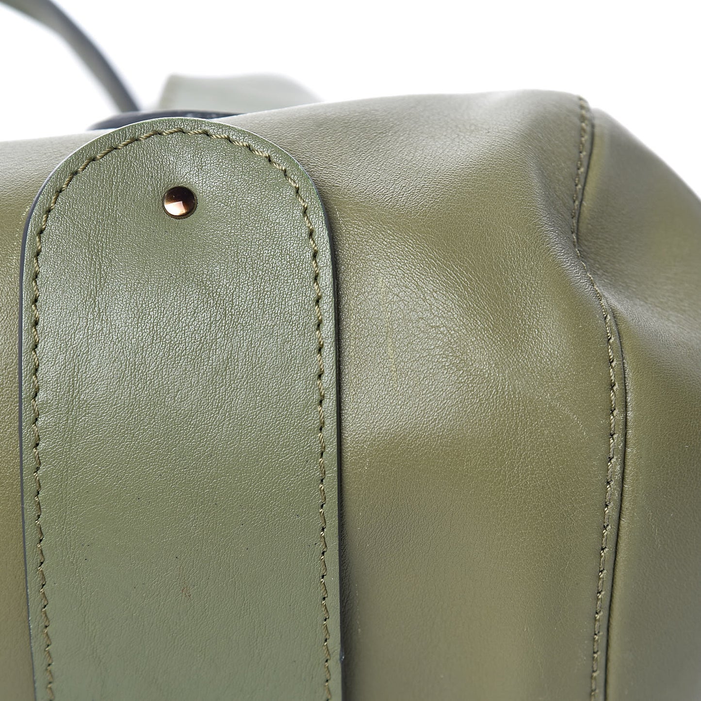 Calfskin Paddington Satchel Green