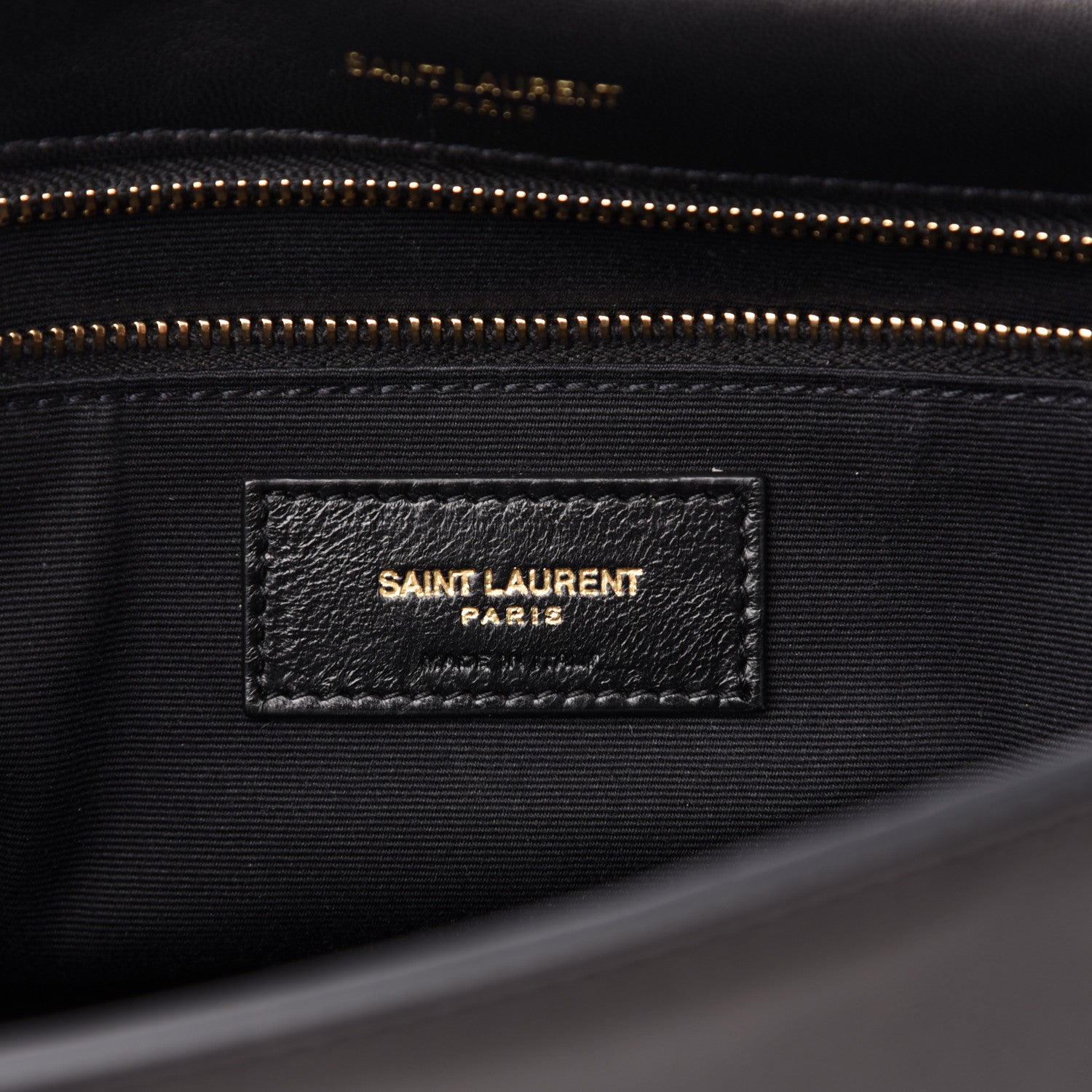Saint Laurent Lambskin Monogram Tassel Kate 99 Black 6 of 12