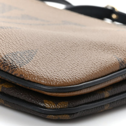 Louis Vuitton Reverse Monogram Giant Double Zip Pochette 10 of 11