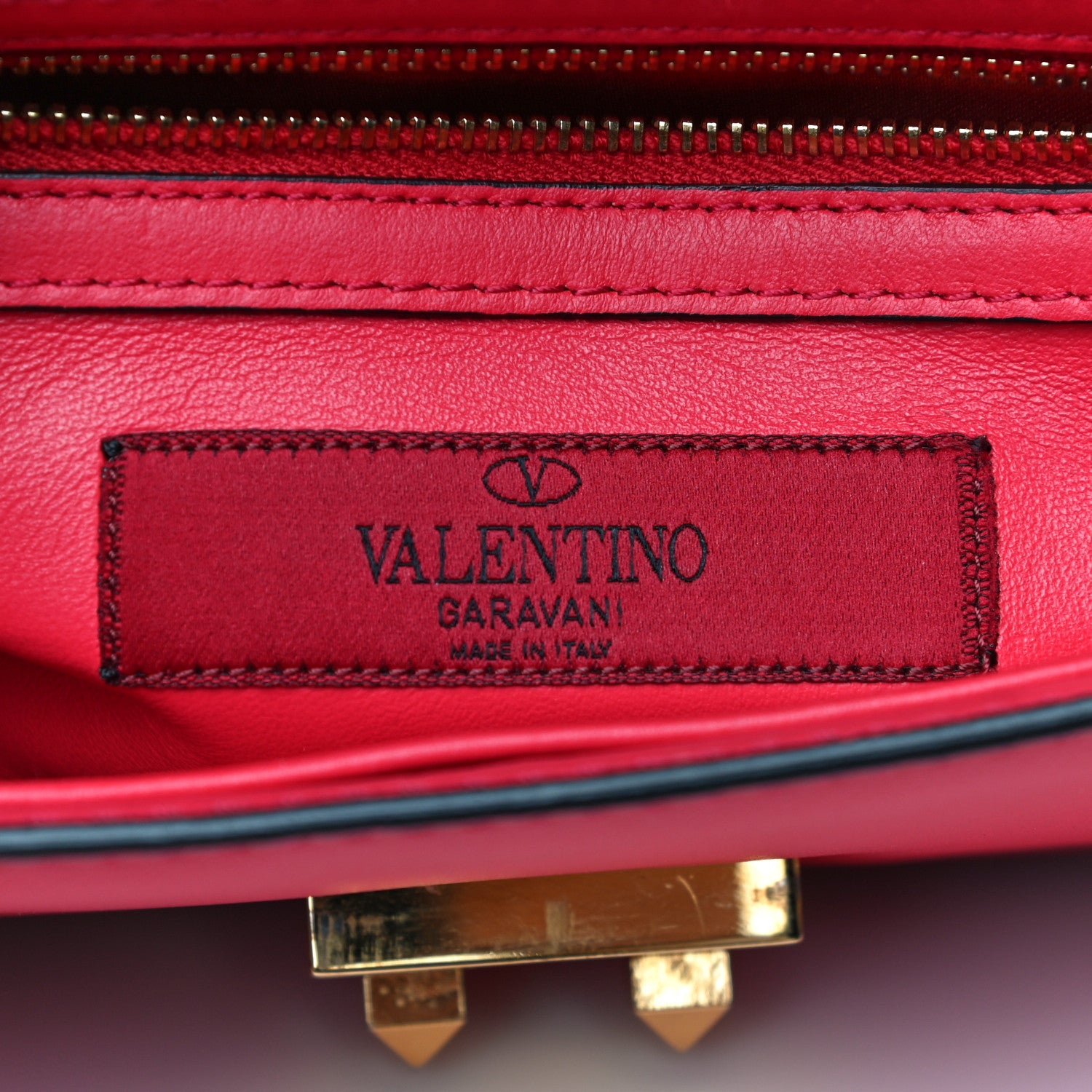 Valentino Garavani Vitello Multichain Shoulder Bag Red 7 of 10