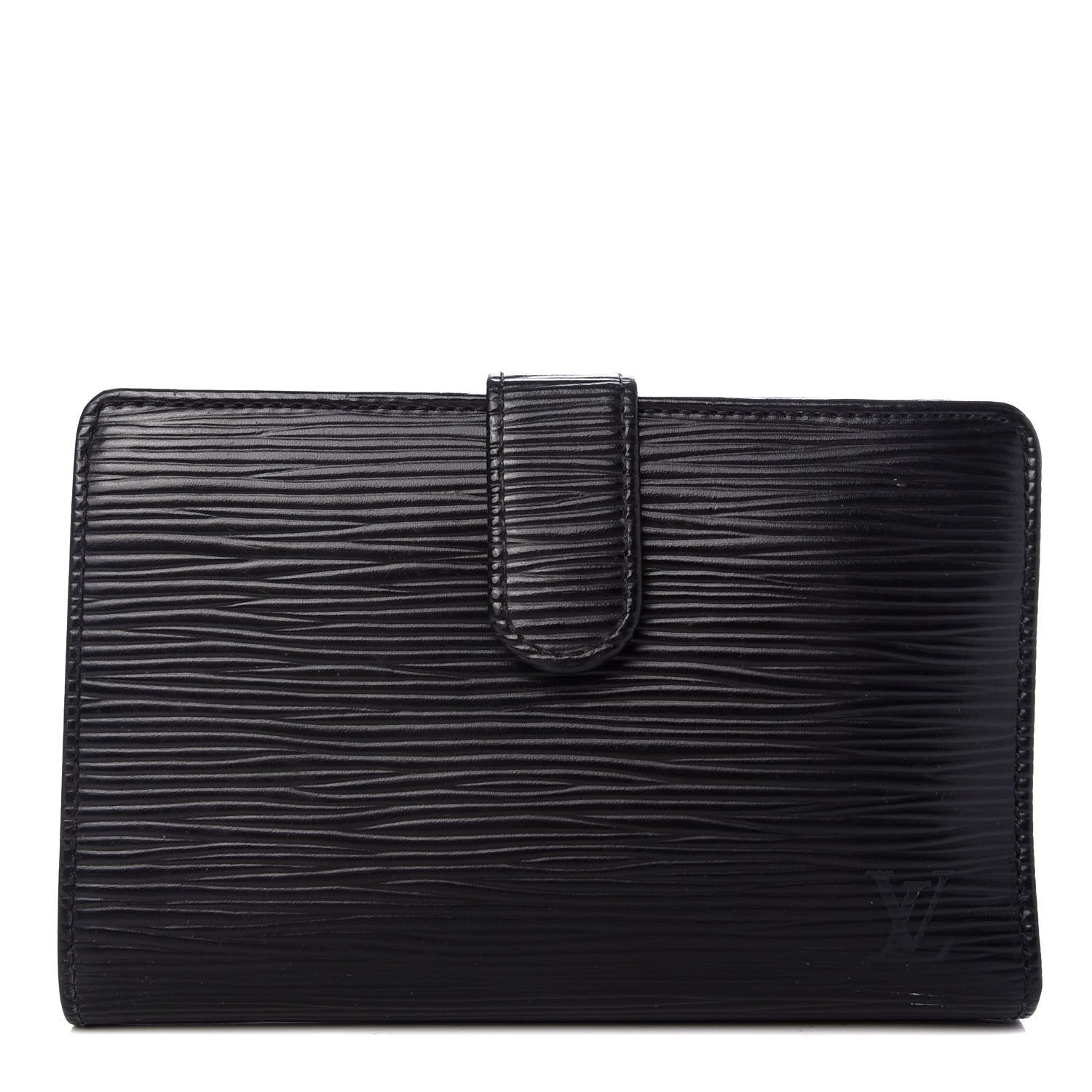 Louis Vuitton Epi French Purse Wallet Black 1 of 10