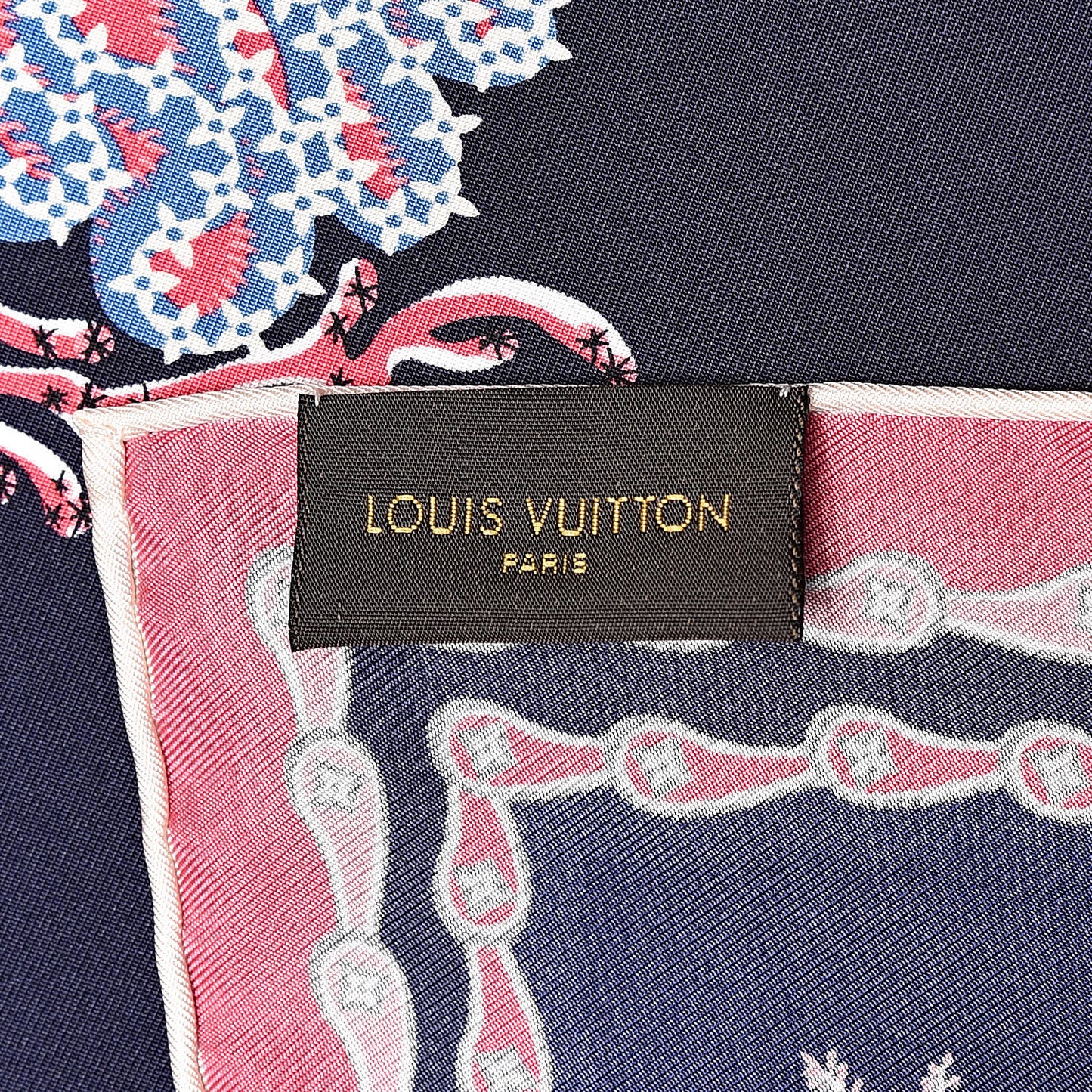 Silk Shawl Navy