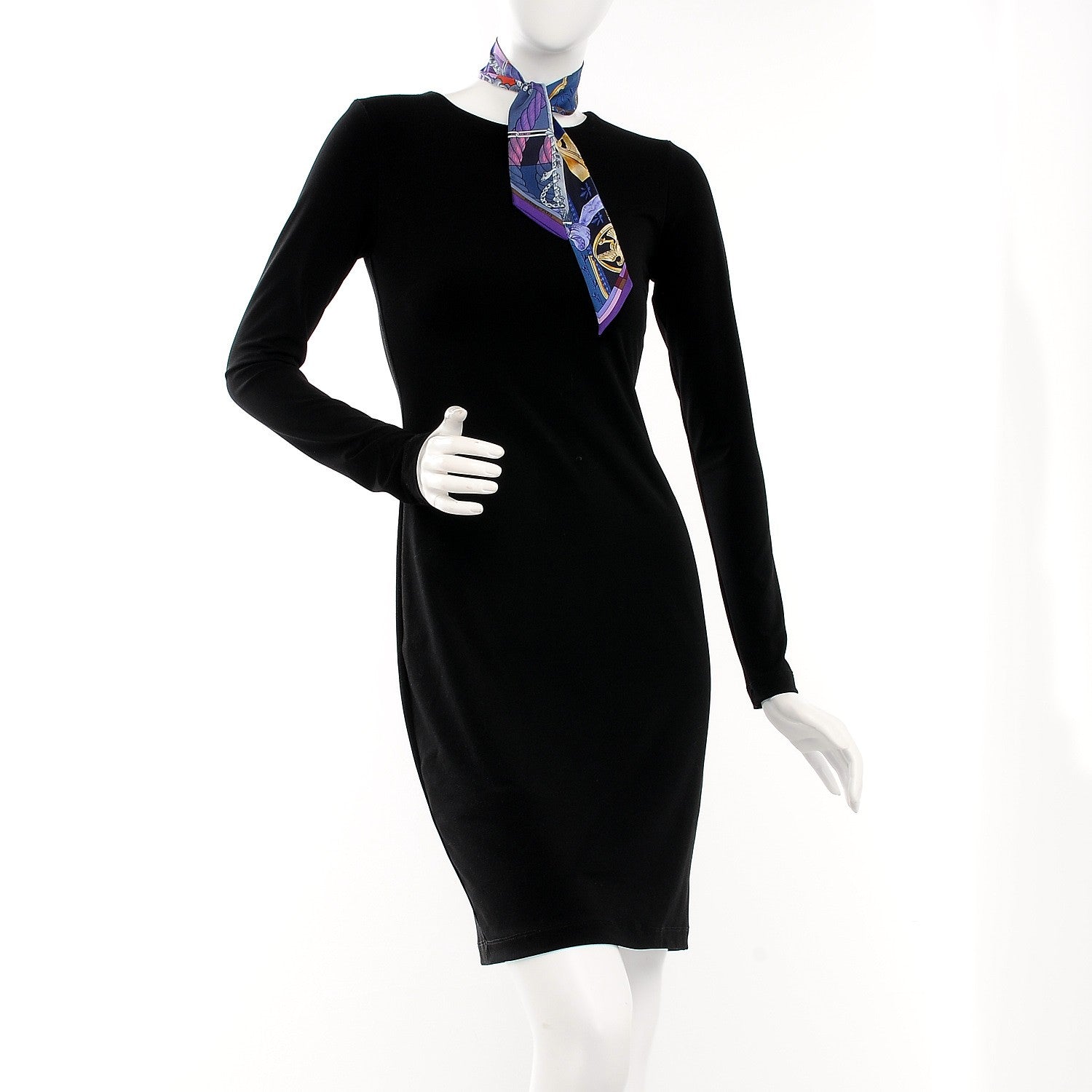 Hermes Silk Cavalleria D'Etriers Twilly Violet Bleu Rose 2 of 4
