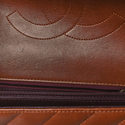Chanel Lambskin Quilted Jumbo Coco Vintage Flap Brown 14 of 17