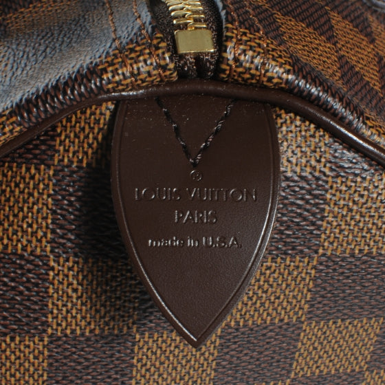 Louis Vuitton Damier Ebene Speedy 30 5 of 7