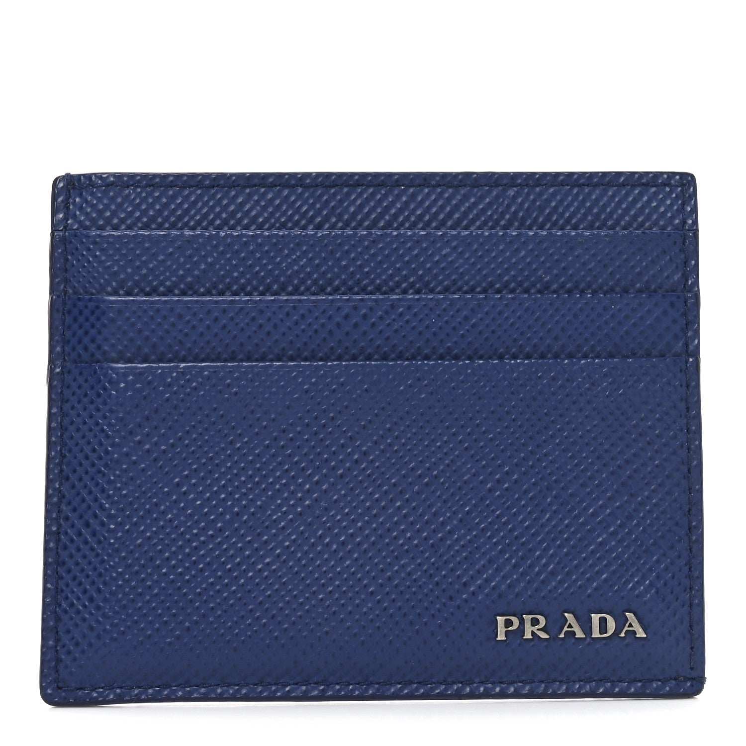 Prada Saffiano Card Holder Inchiostro 1 of 8