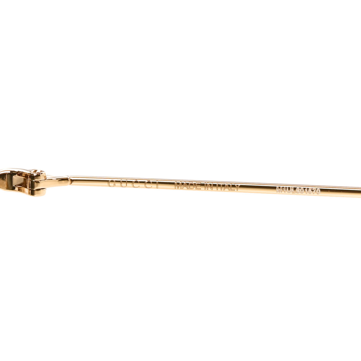 Metal Crystal Cat Eye Sunglasses GG0364S Gold