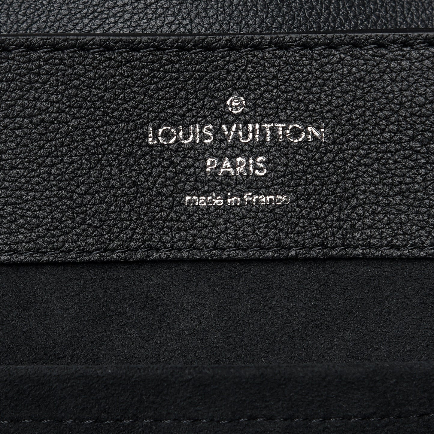 Calfskin Lockme Backpack Black