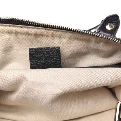 Gucci Calfskin Vintage Web Medium Boston Black 7 of 13