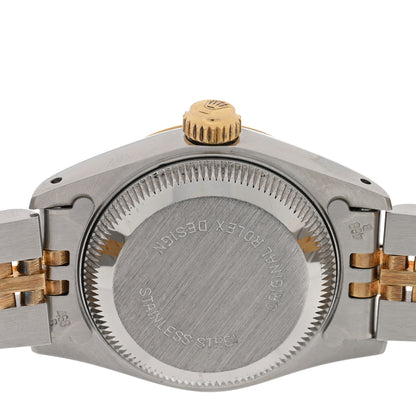 Rolex Stainless Steel 18K Yellow Gold 26mm Oyster Perpetual Datejust Watch Champagne 69173 3 of 4