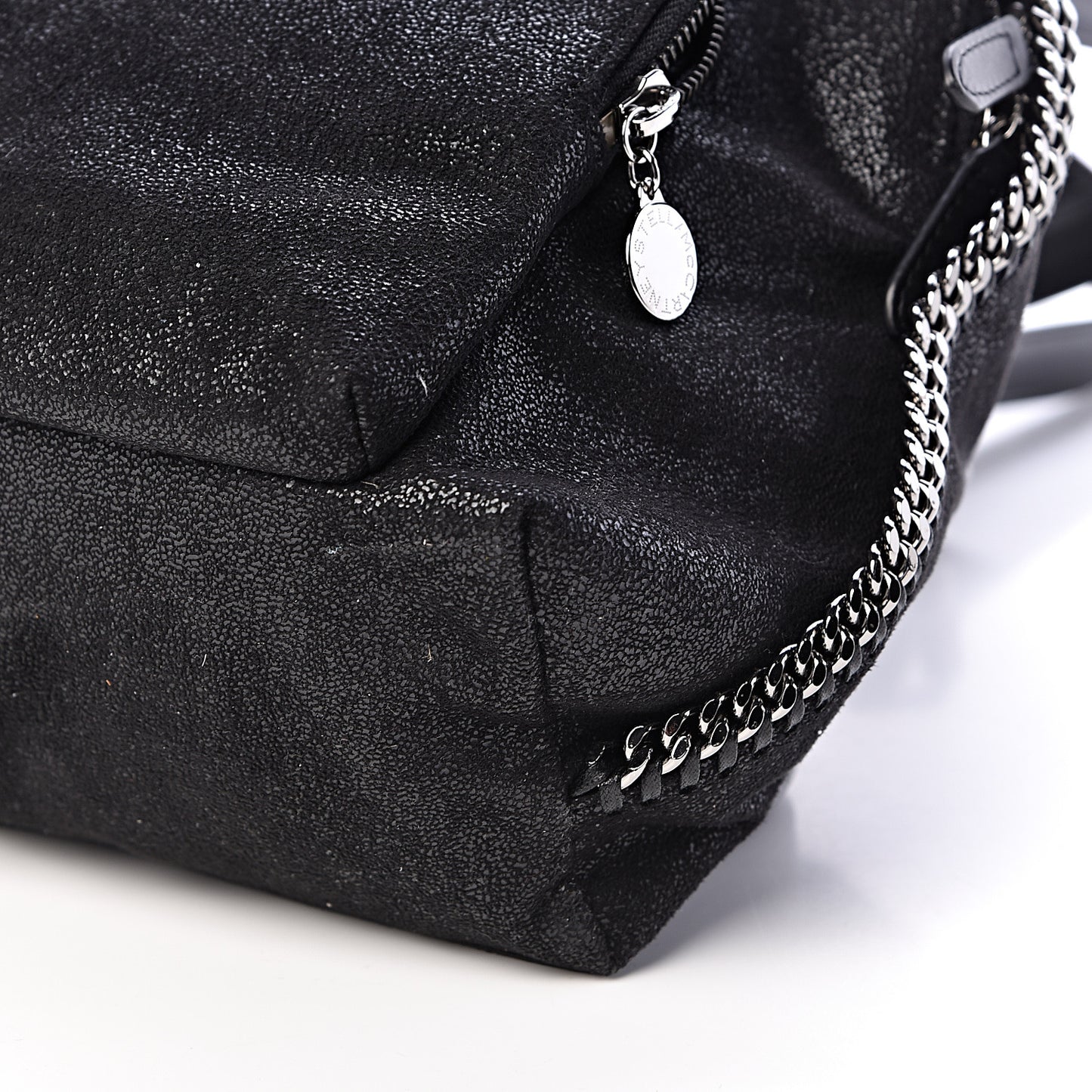 Shaggy Deer Small Falabella Backpack Black