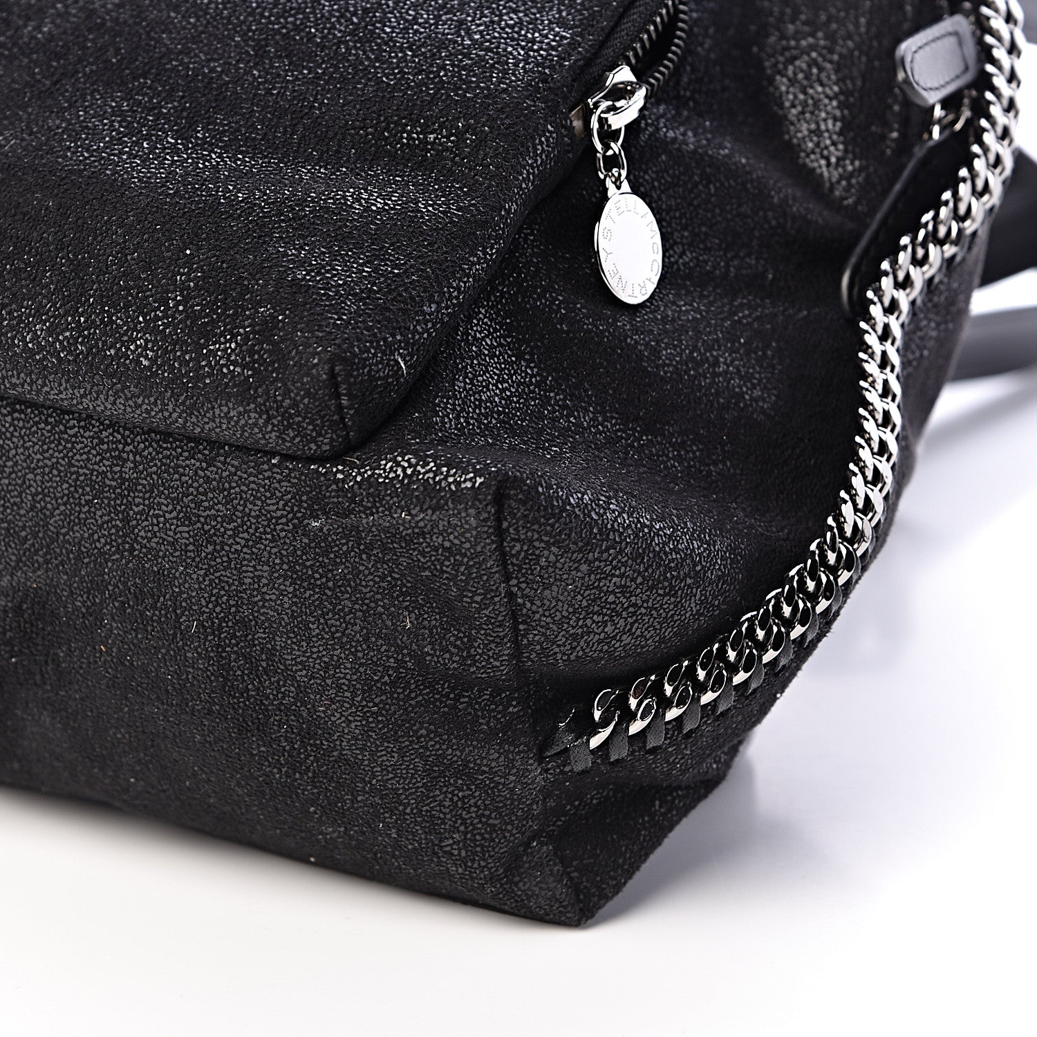Stella McCartney Shaggy Deer Small Falabella Backpack Black 9 of 10