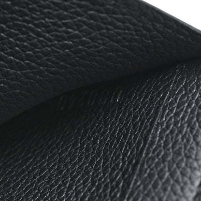 Louis Vuitton Calfskin Lockmini Wallet Black 7 of 7