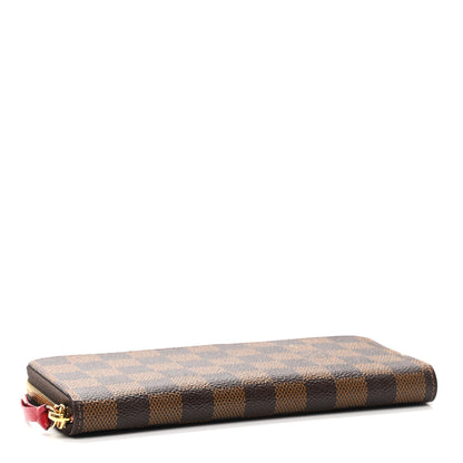Louis Vuitton Damier Ebene Clemence Wallet Cherry 4 of 8