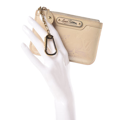 Louis Vuitton Vernis Key Pouch Perle 2 of 11