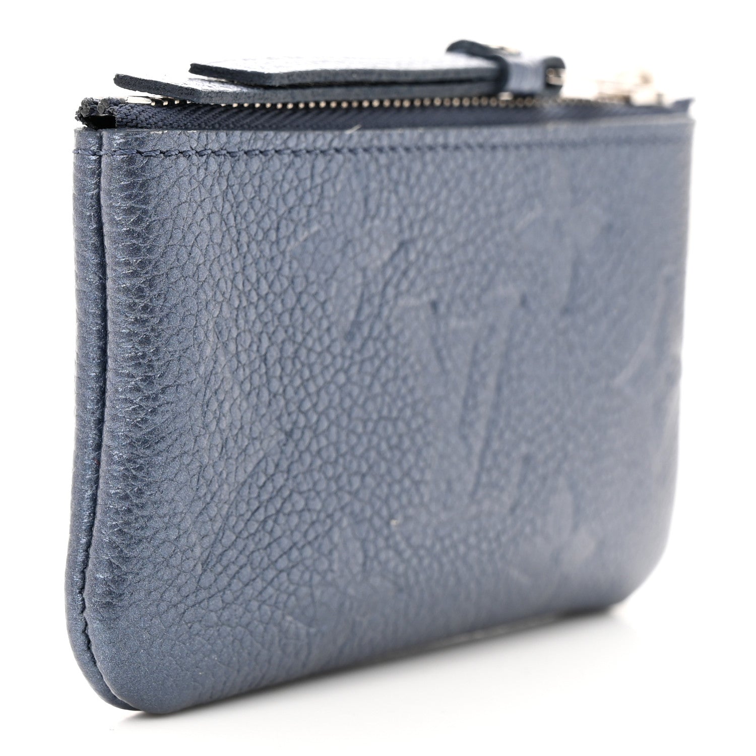 Louis Vuitton Metallic Empreinte Monogram Giant Key Pouch Navy Nacre 3 of 8