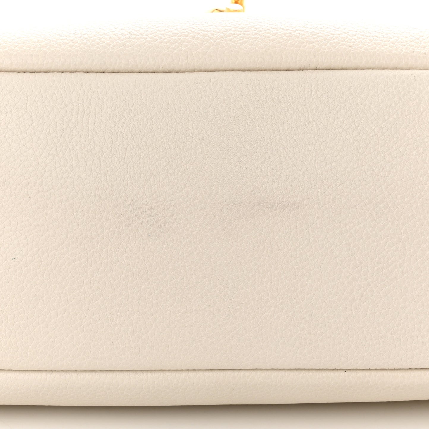 Calfskin Medium Clip Shoulder Bag Chalk