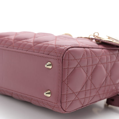 Christian Dior Lambskin Cannage Small My ABCDior Lady Dior Pink Honey 10 of 11