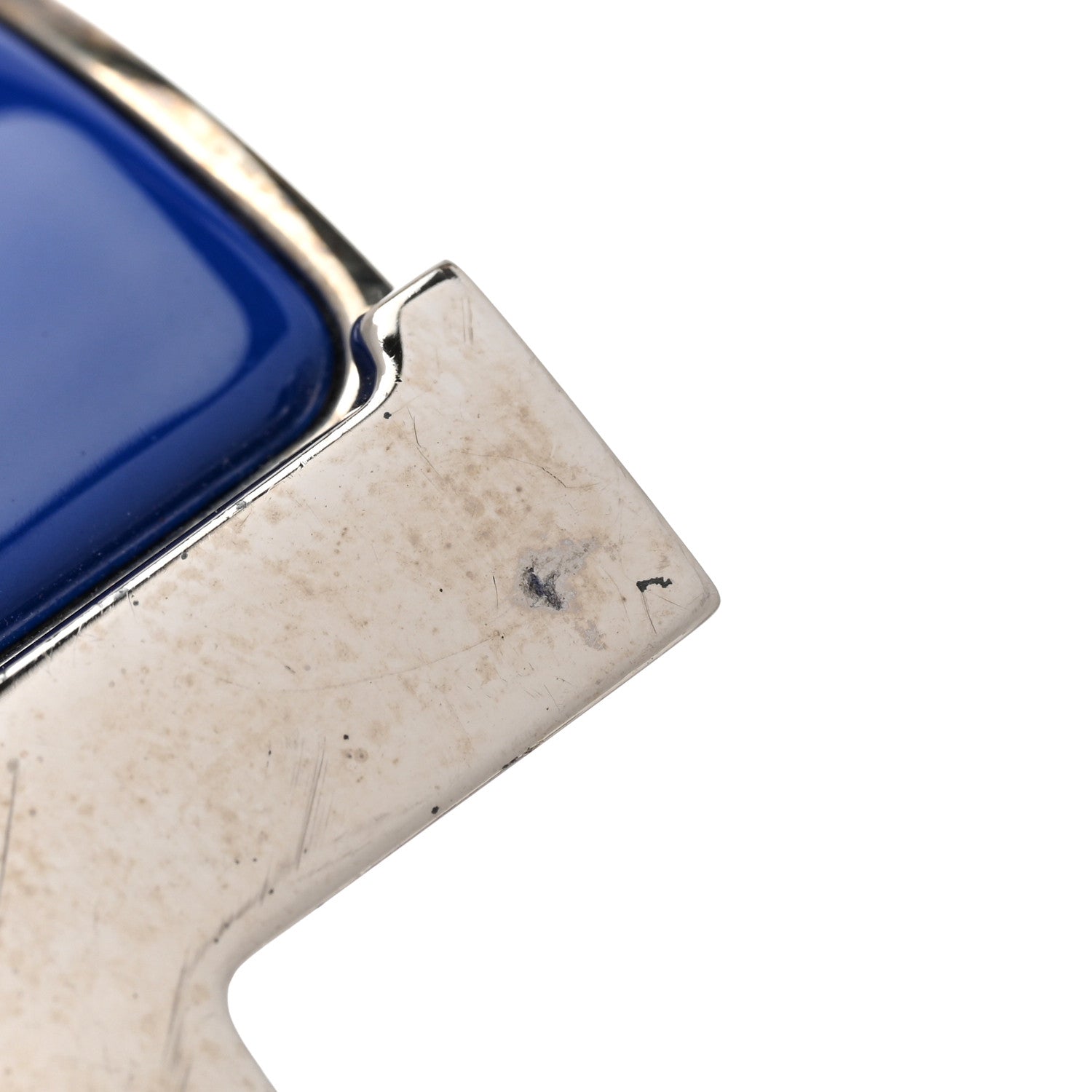 Hermes Enamel Extra Wide Clic Clac H Bracelet GM Bleu Electrique 7 of 7