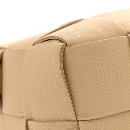 Bottega Veneta Grained Calfskin Maxi Intrecciato Brick Cassette Bag Porridge 10 of 11