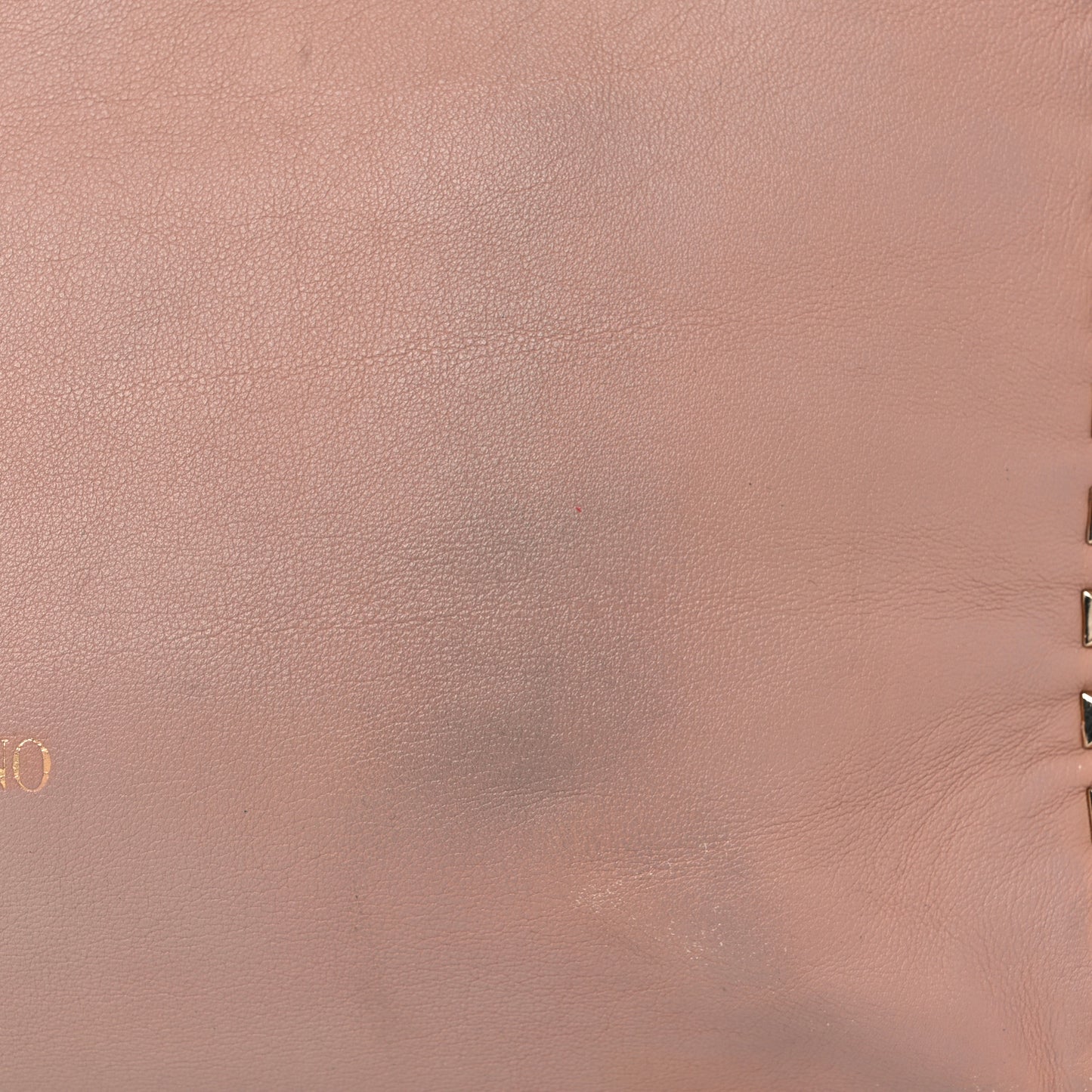 Vitello Rockstud Dome Shopper Soft Noisette