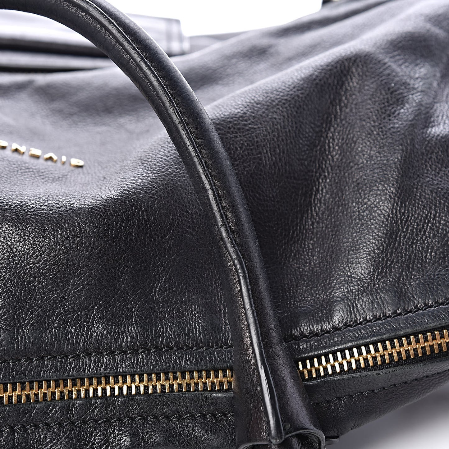 Sugar Goatskin Large Pandora Black