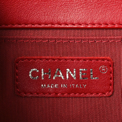 Chanel Calfskin Quilted Medium Boy Flap Red 6 of 9