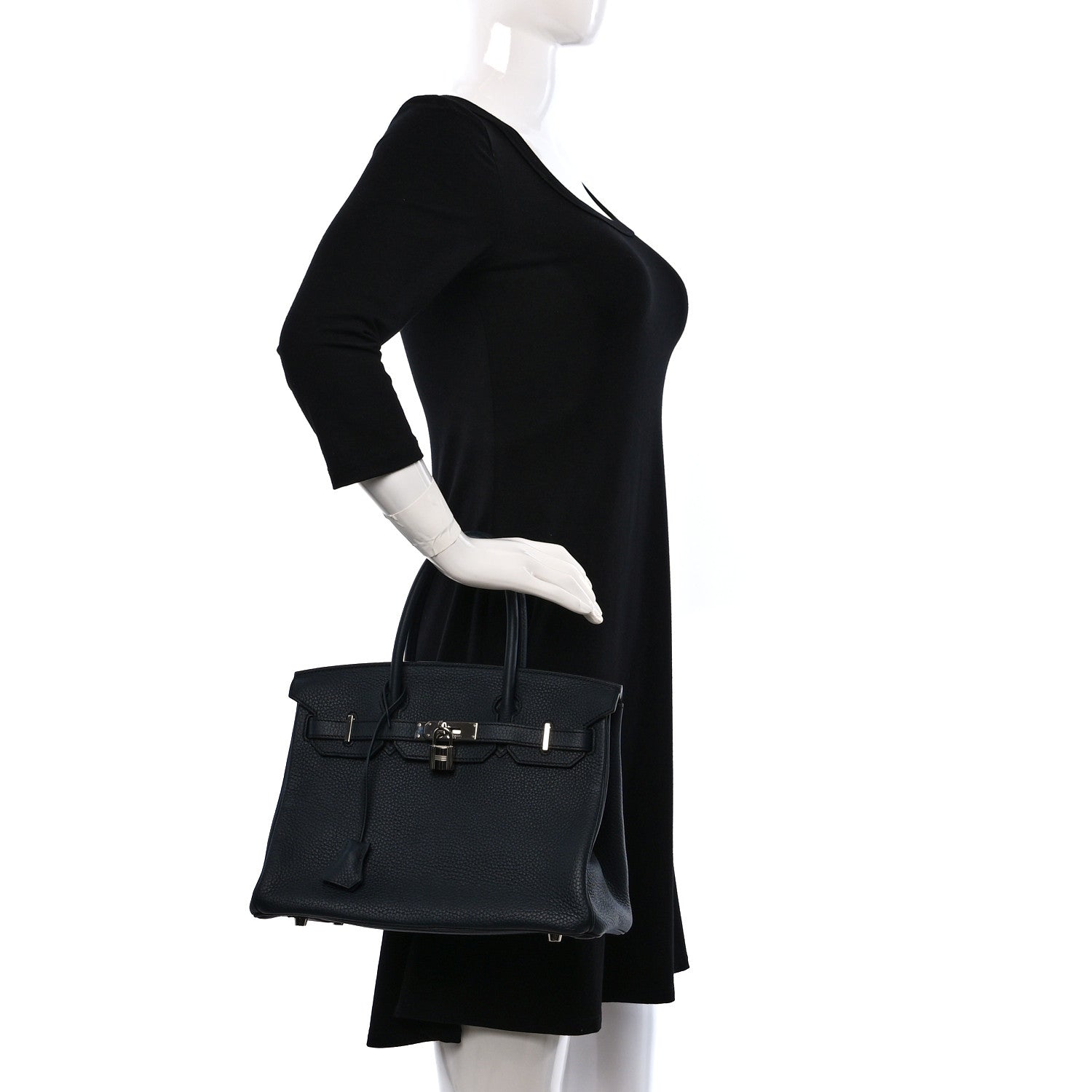 Hermes Togo BIRKIN 30 Bleu Obscur 2 of 10