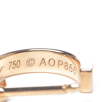 Cartier 18K Yellow Gold Small LOVE Hoop Earrings 5 of 6