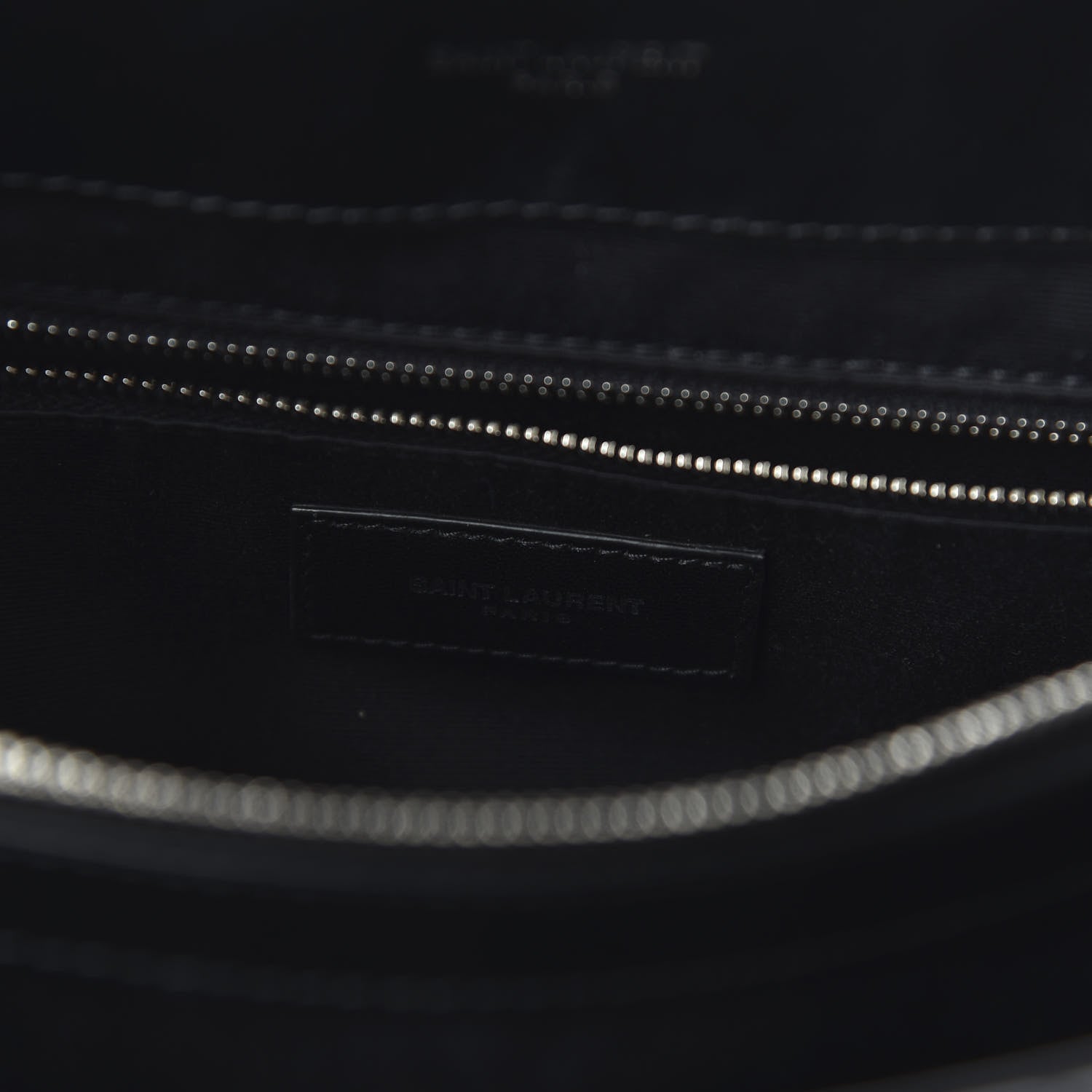Saint Laurent Calfskin Y Quilted Monogram Large Loulou Chain Satchel Black 8 of 9